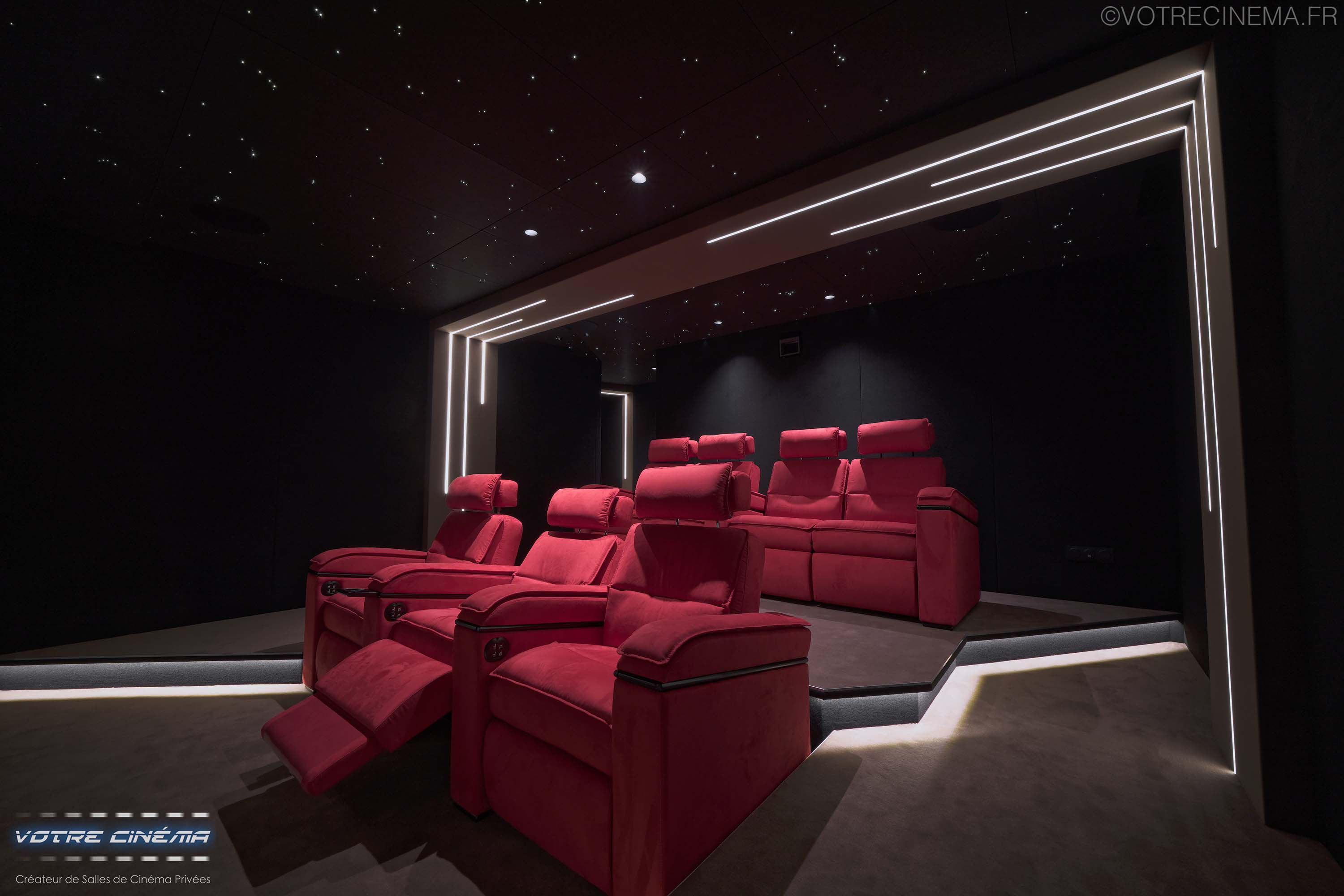 Construction un home cinéma privé