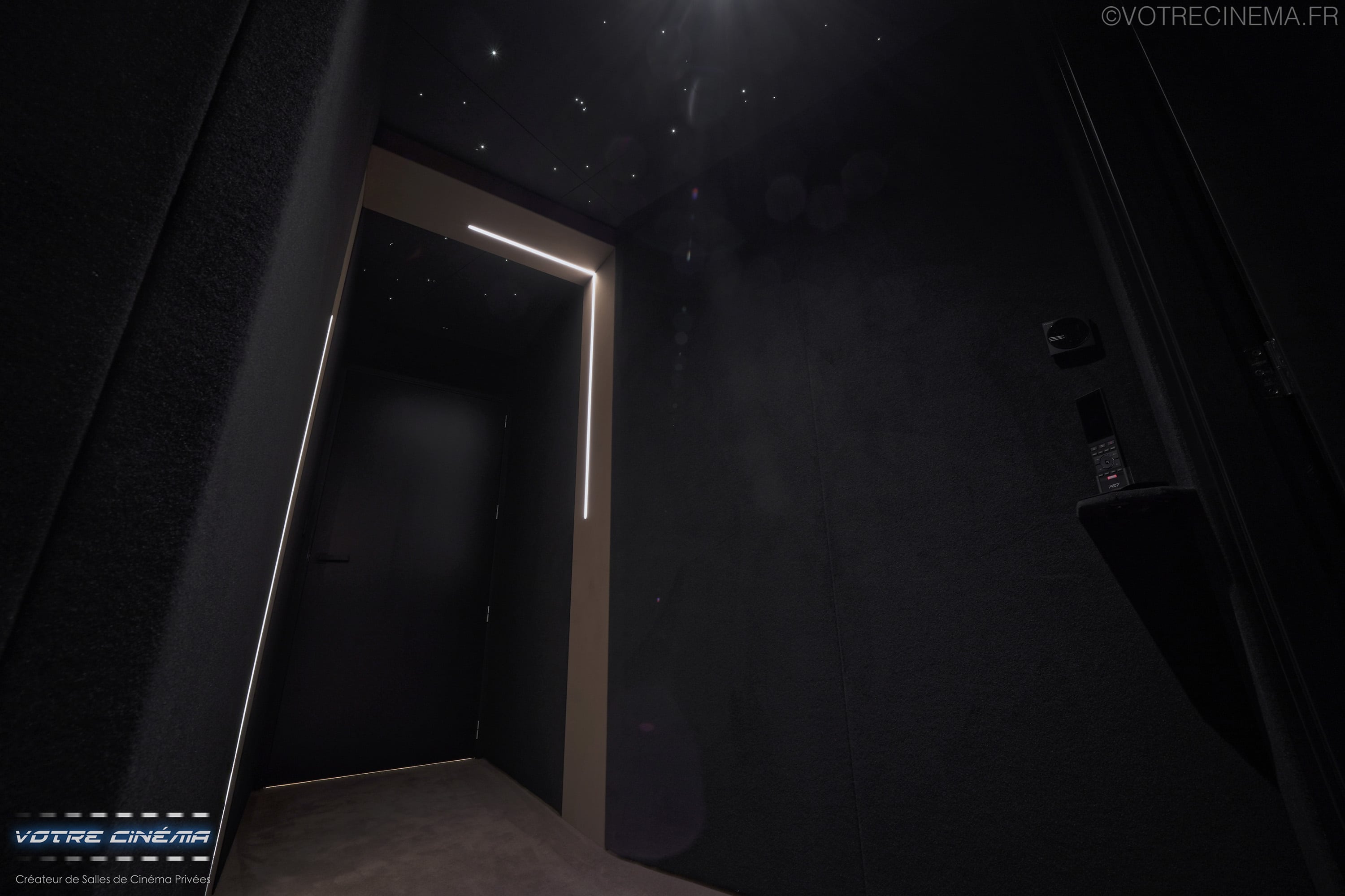 Entrée salle de cinéma privée