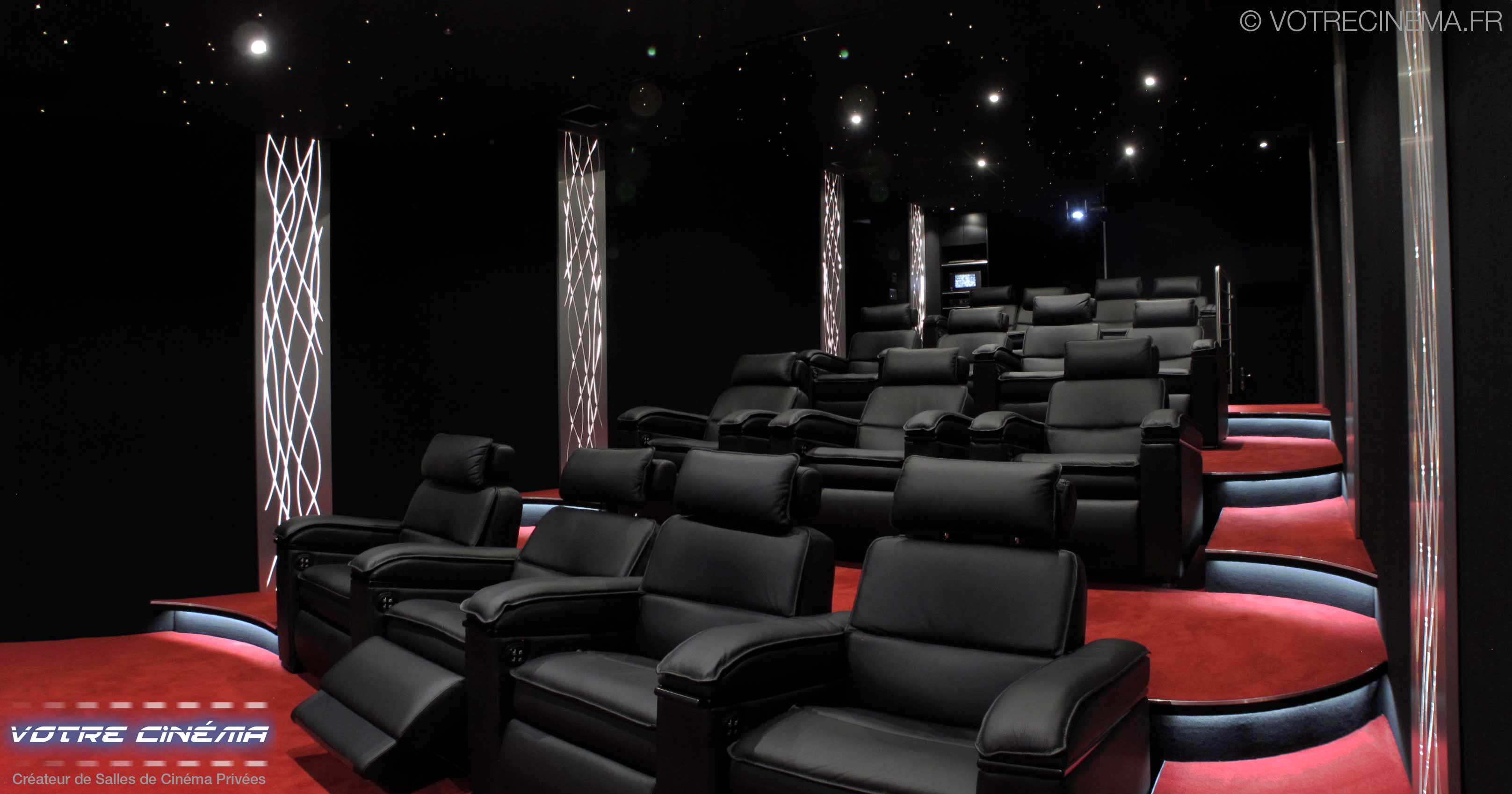 réalisation salle cinéma privée Abidjan Côte d'Ivoire