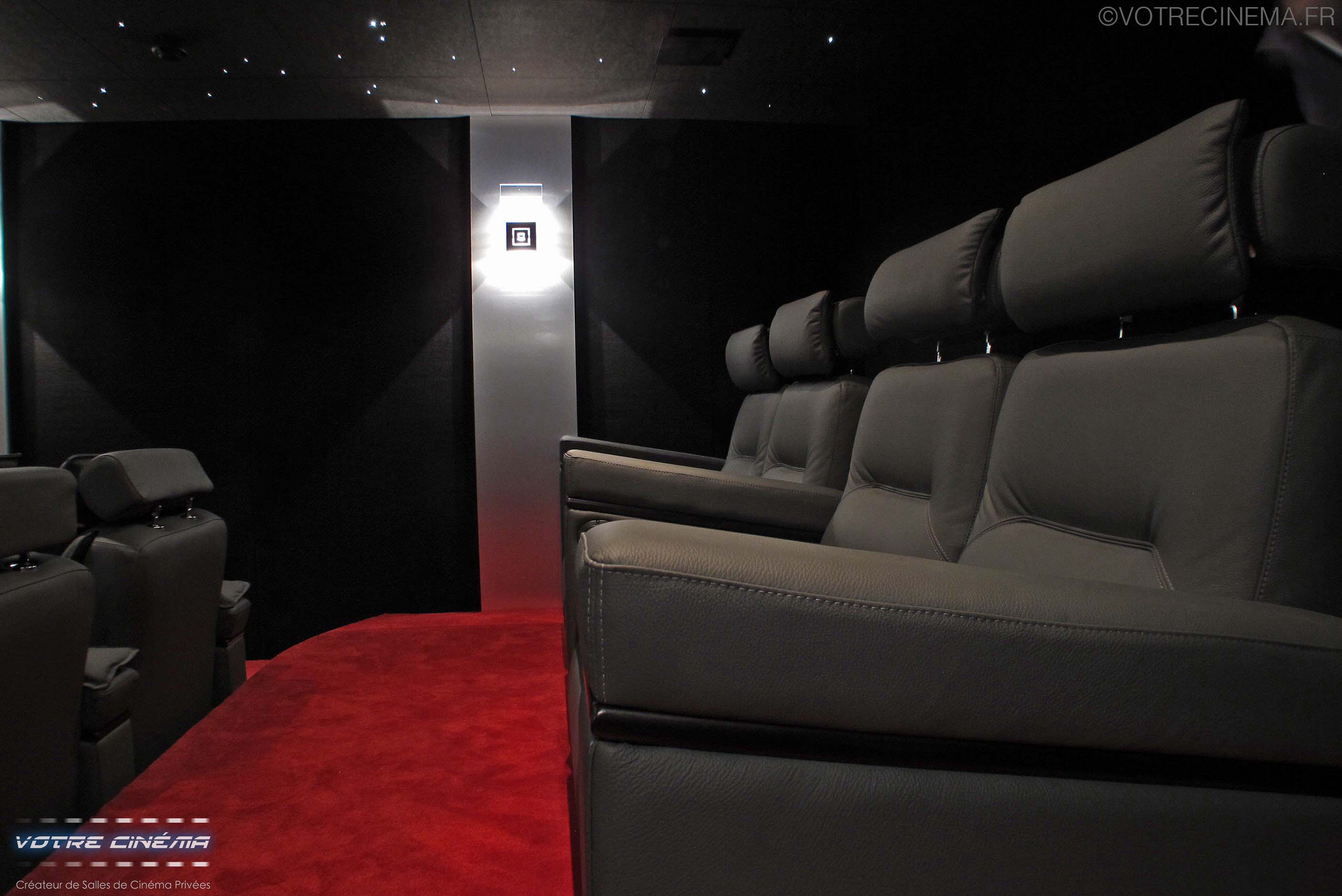 Création Salle home cinéma privée Belgique Namur