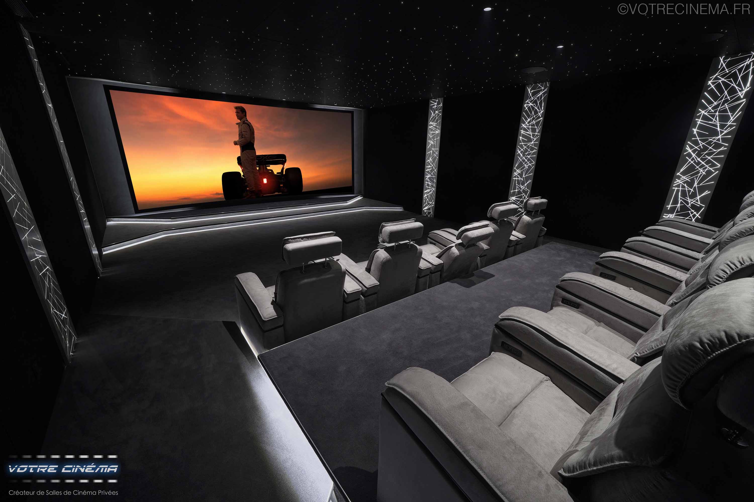 Créateur salle cinéma privée à domicile