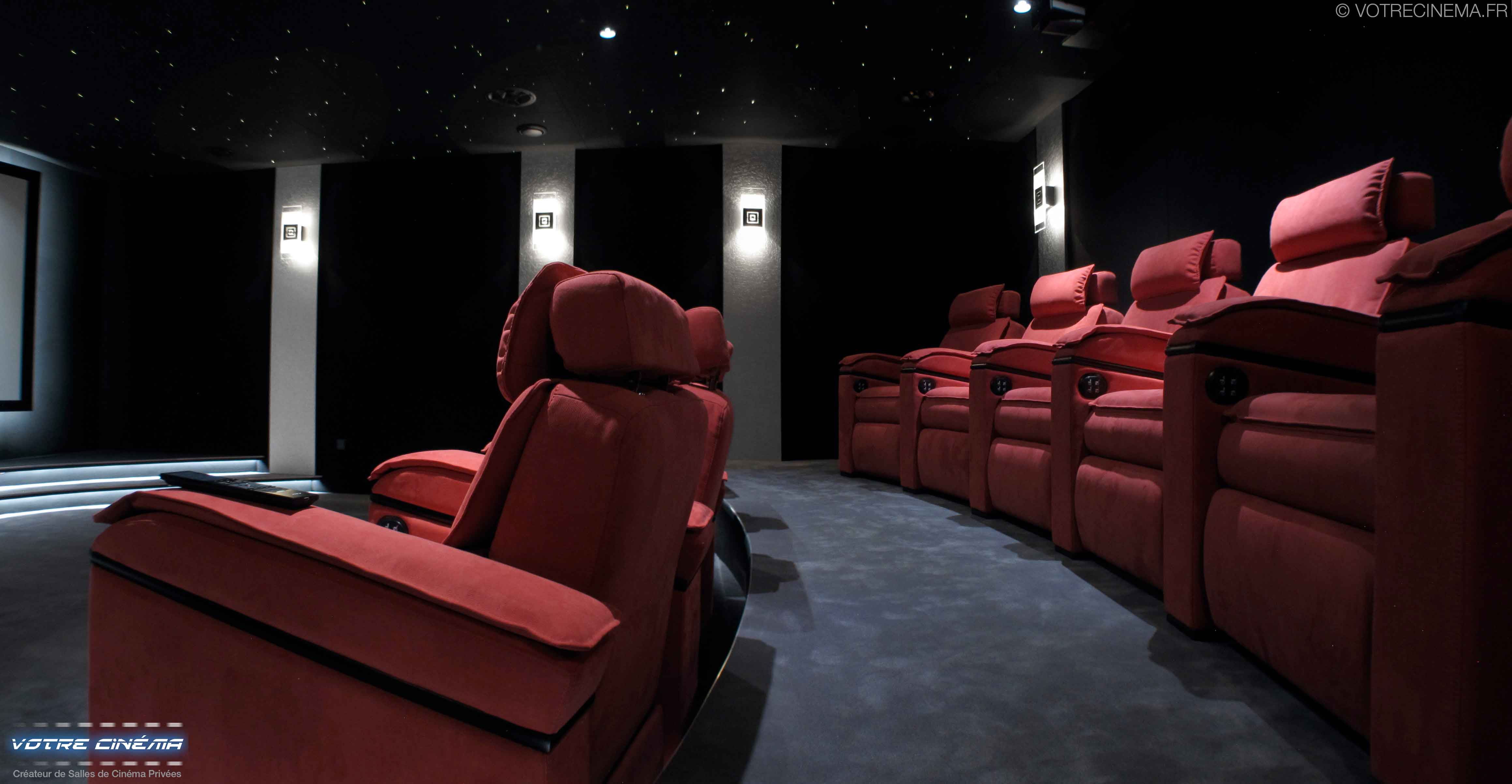 Création salle cinéma privée Cannes