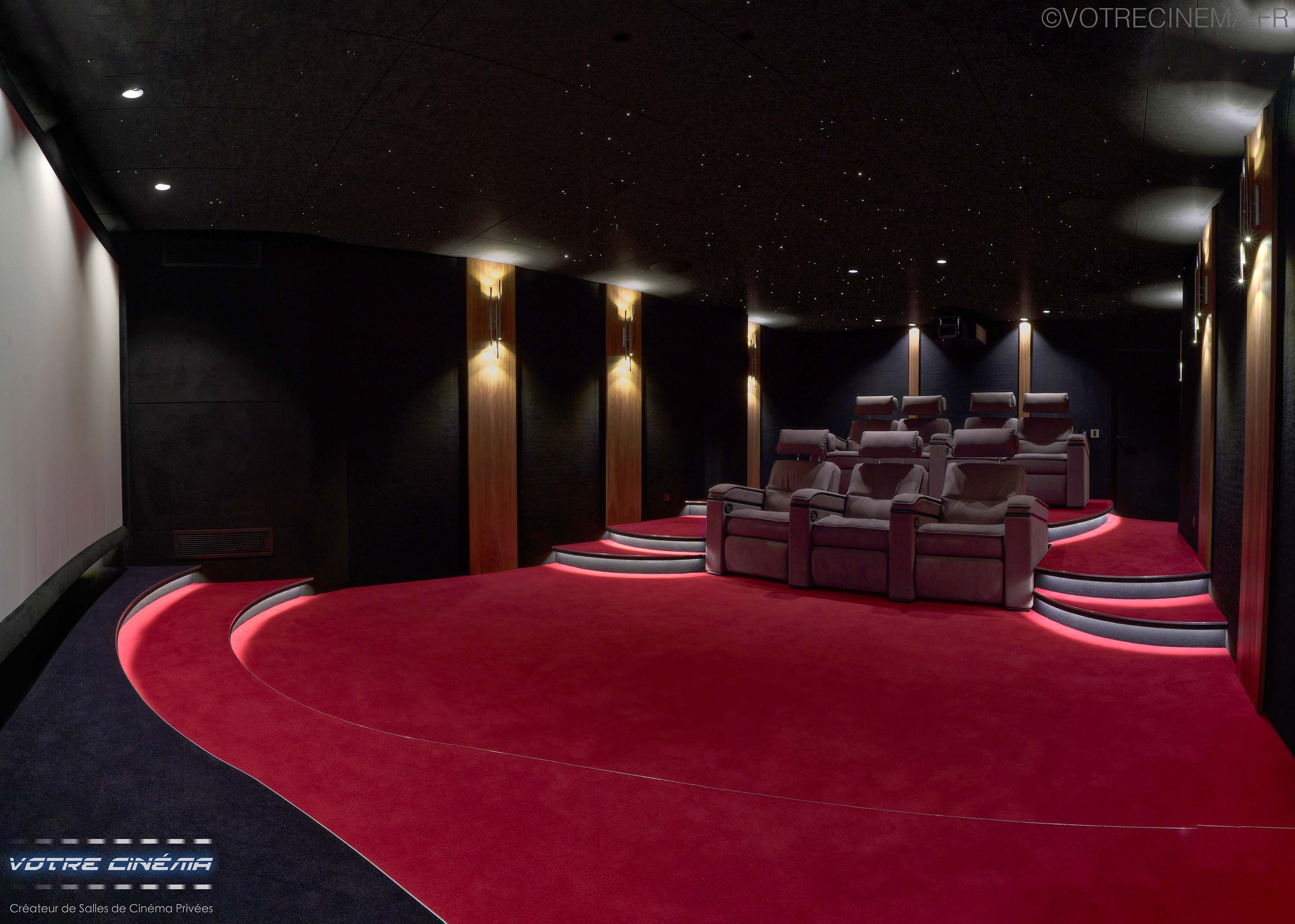 Créer une salle de cinéma à domicile, Hyères, Var