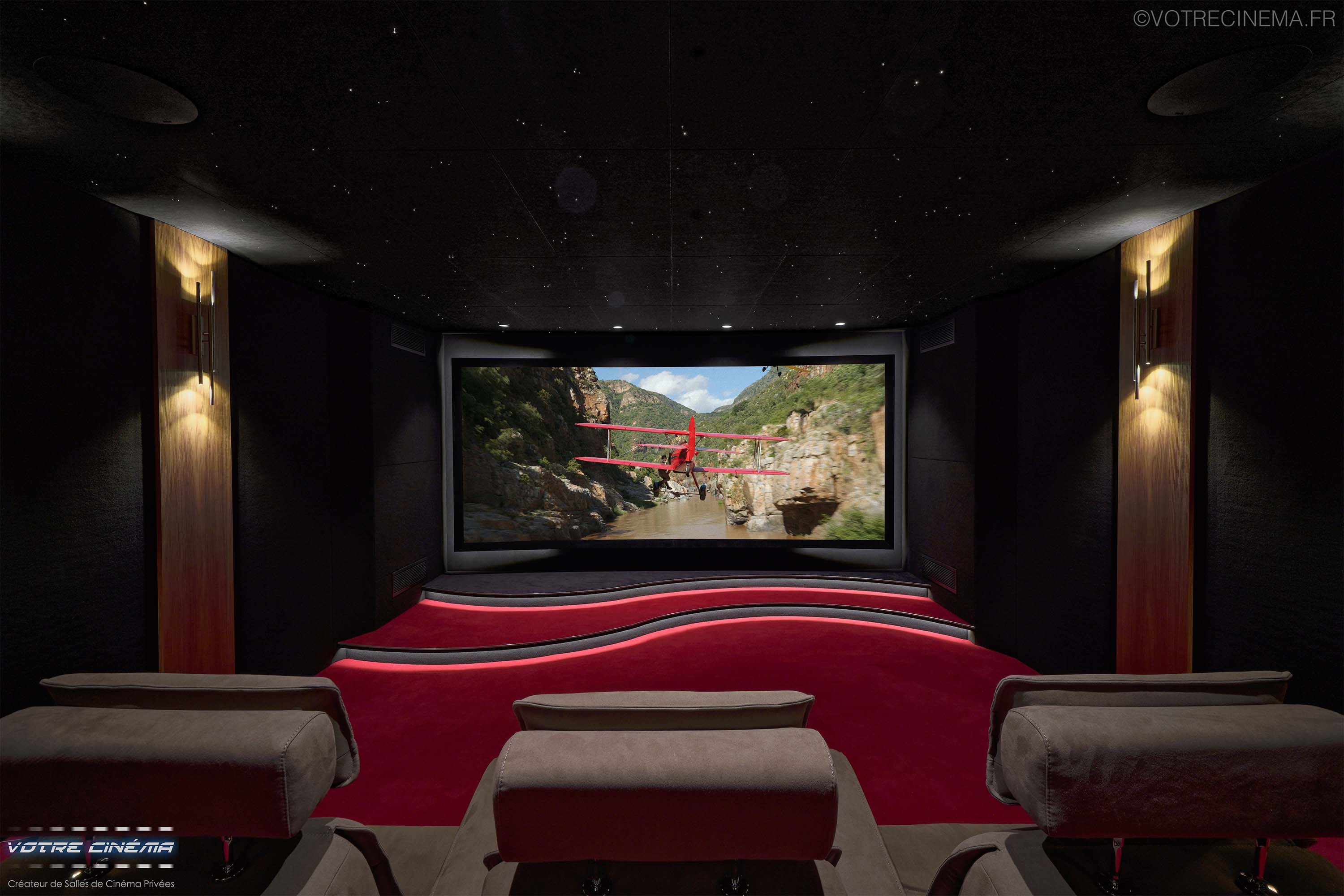 Concevoir une salle de home cinéma chez soi