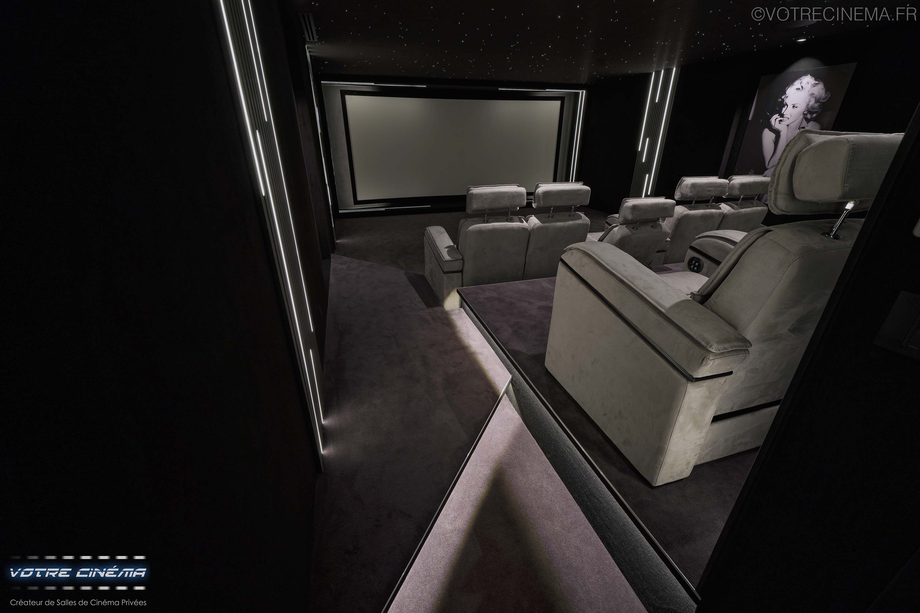 Salle cinéma à domicile