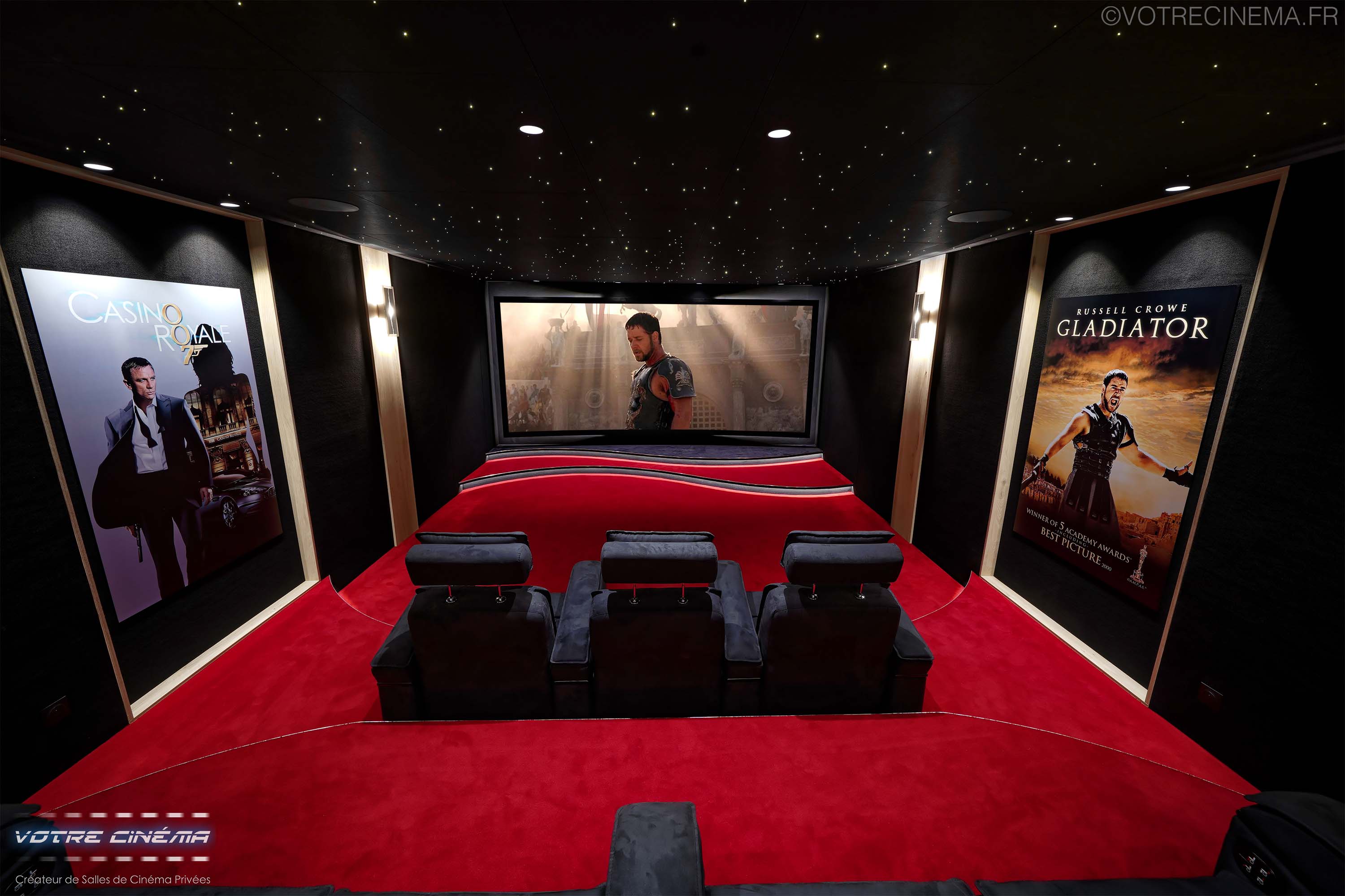 Réaliser une salle cinéma privée