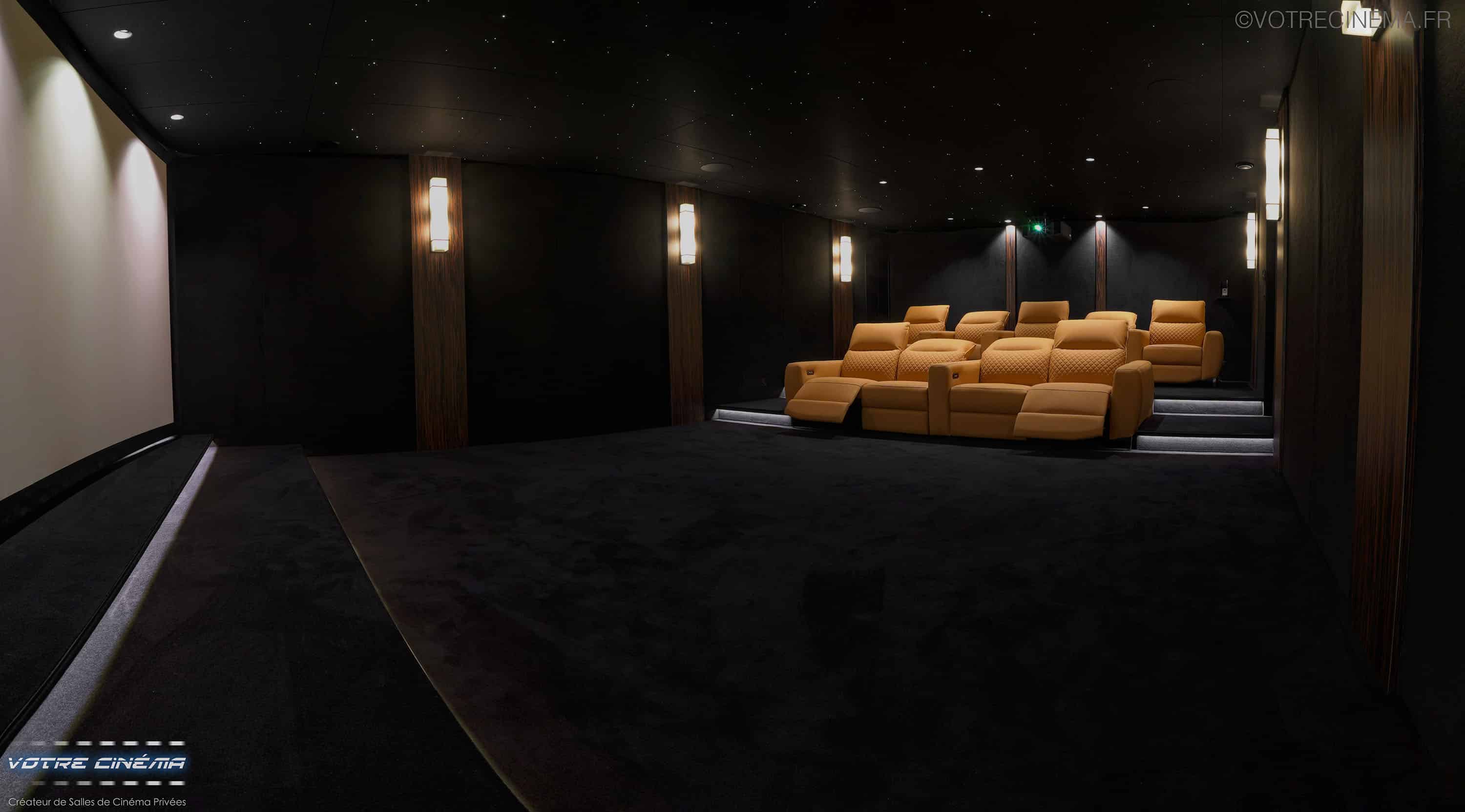 Réalisation home cinéma à Courchevel