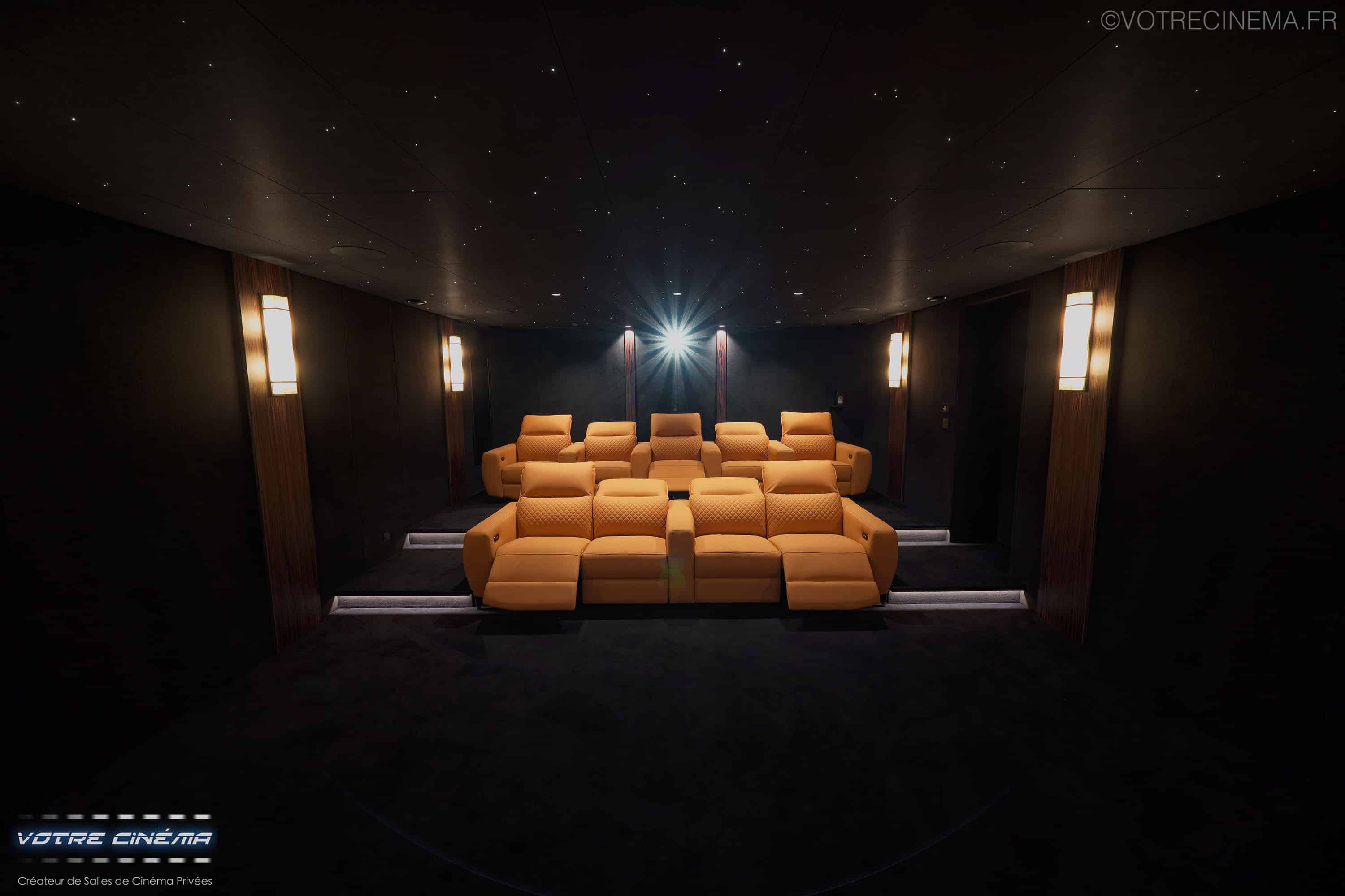 Salle cinéma haut de gamme Courchevel
