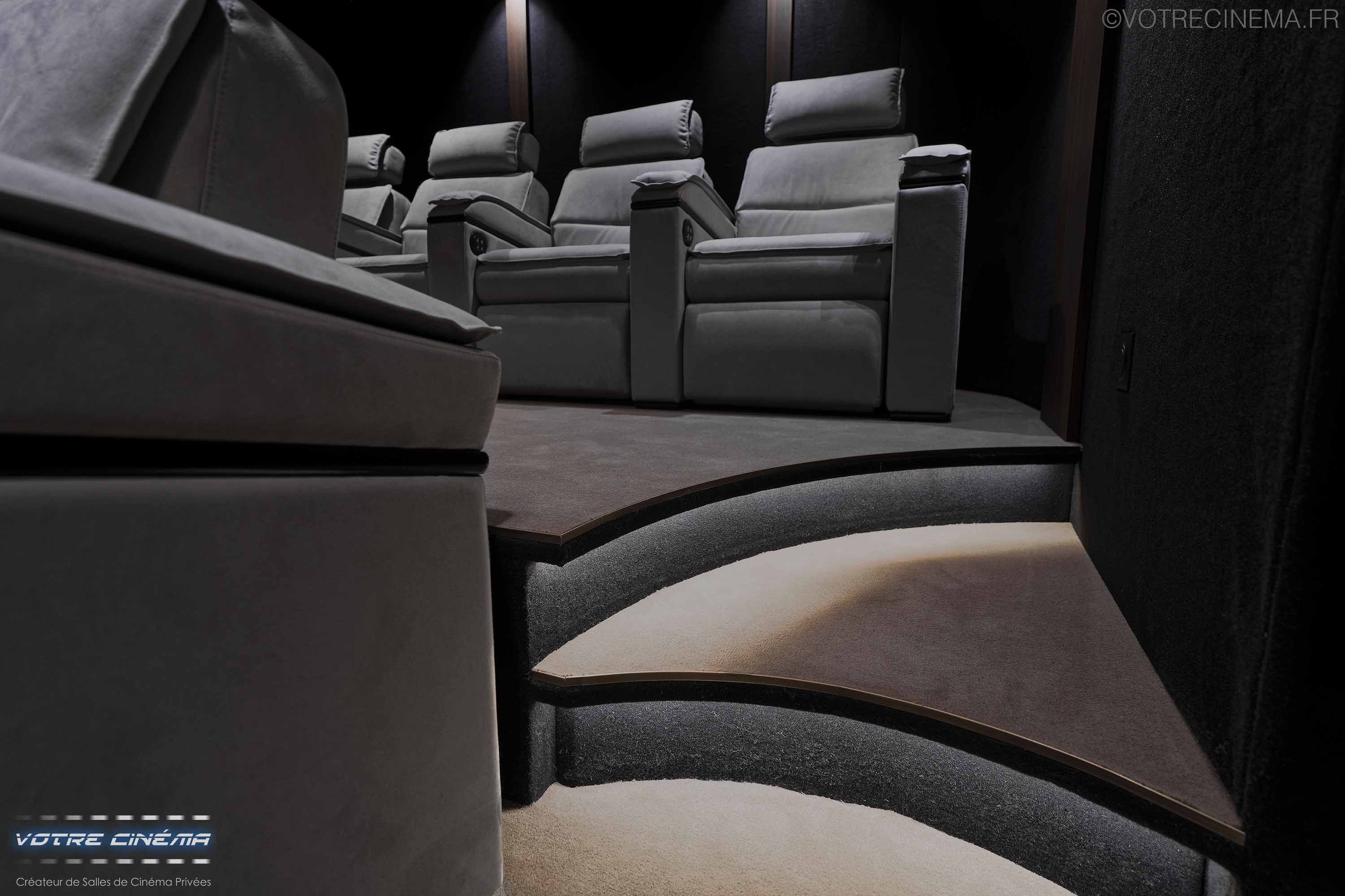 Salle home cinéma sur-mesure chez soi