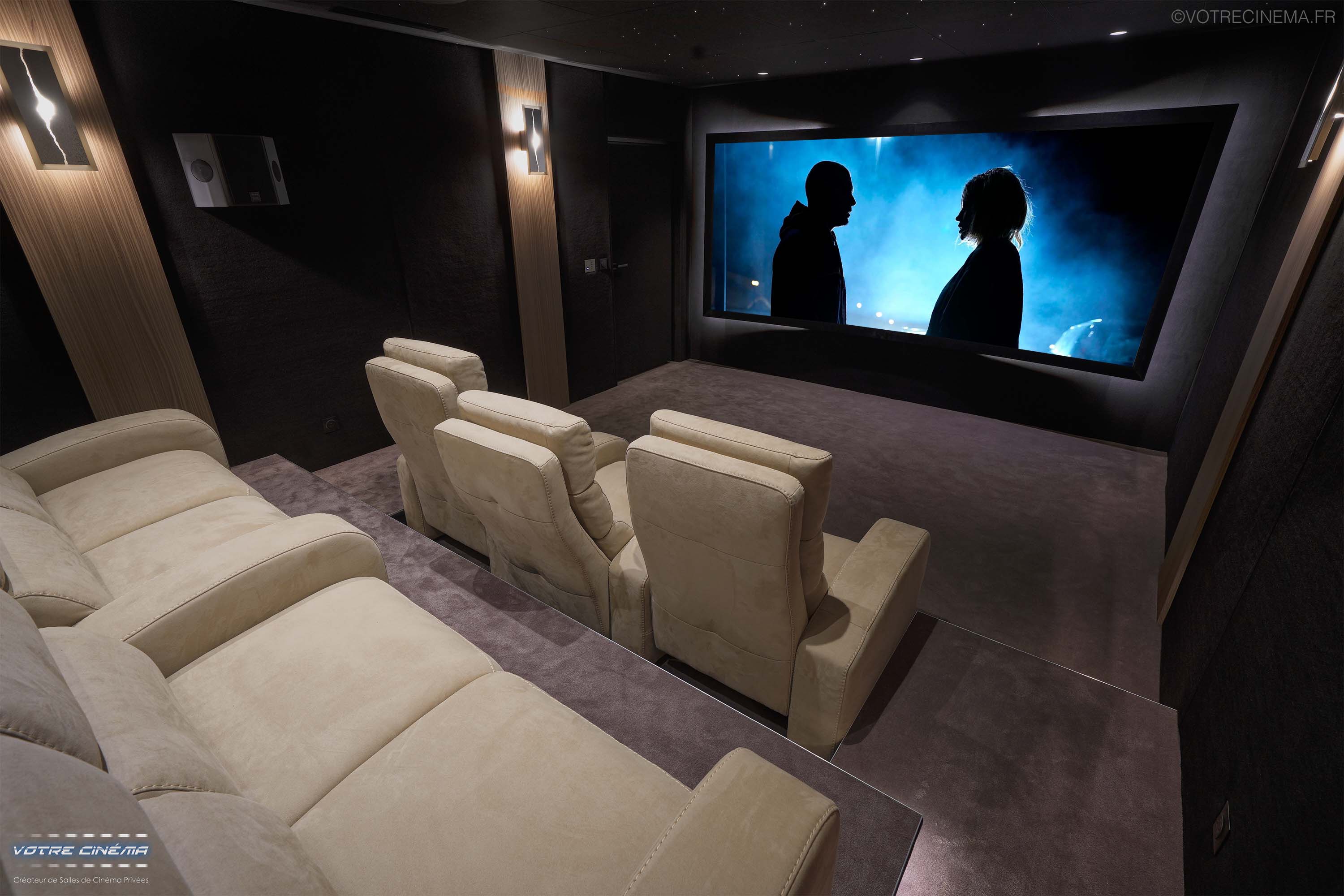 Salle de cinéma privée de luxe à Gap
