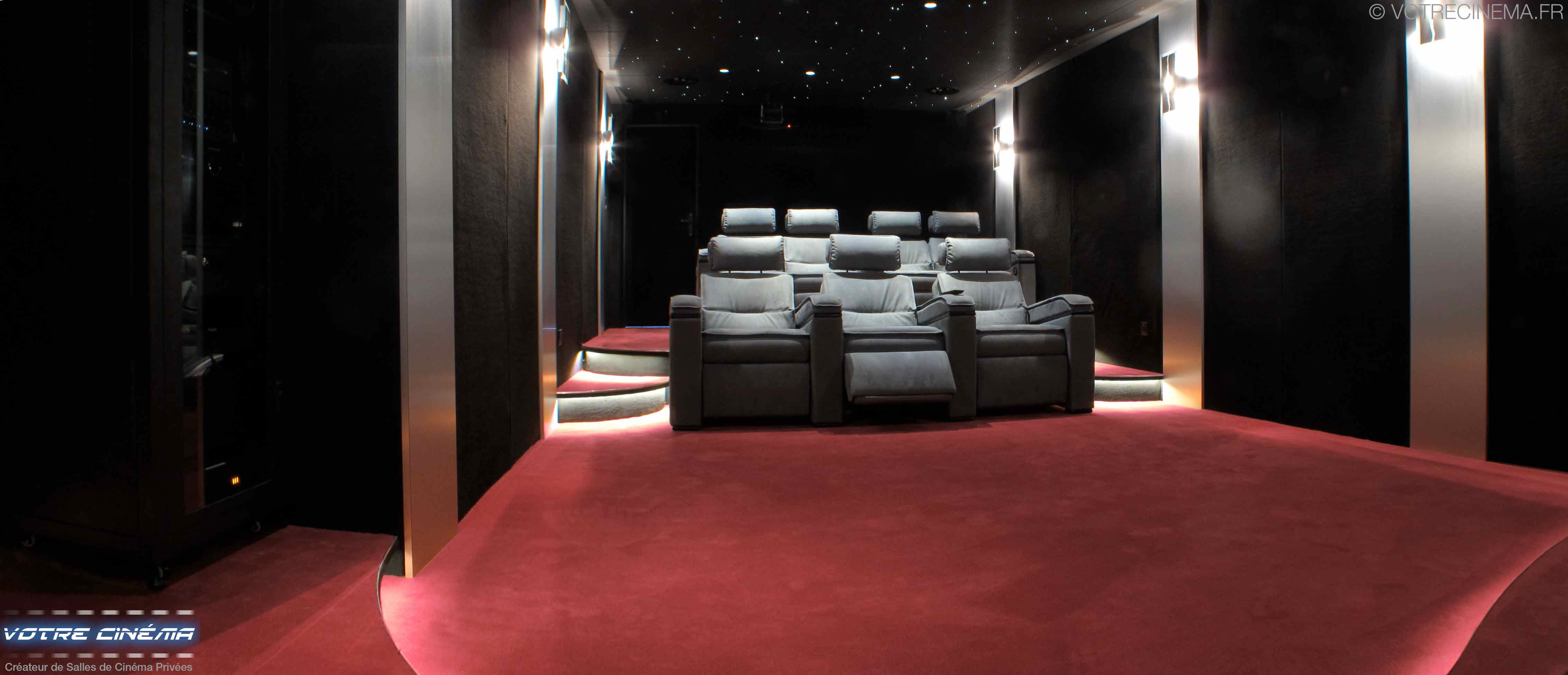 Création salle cinéma privé Guadeloupe