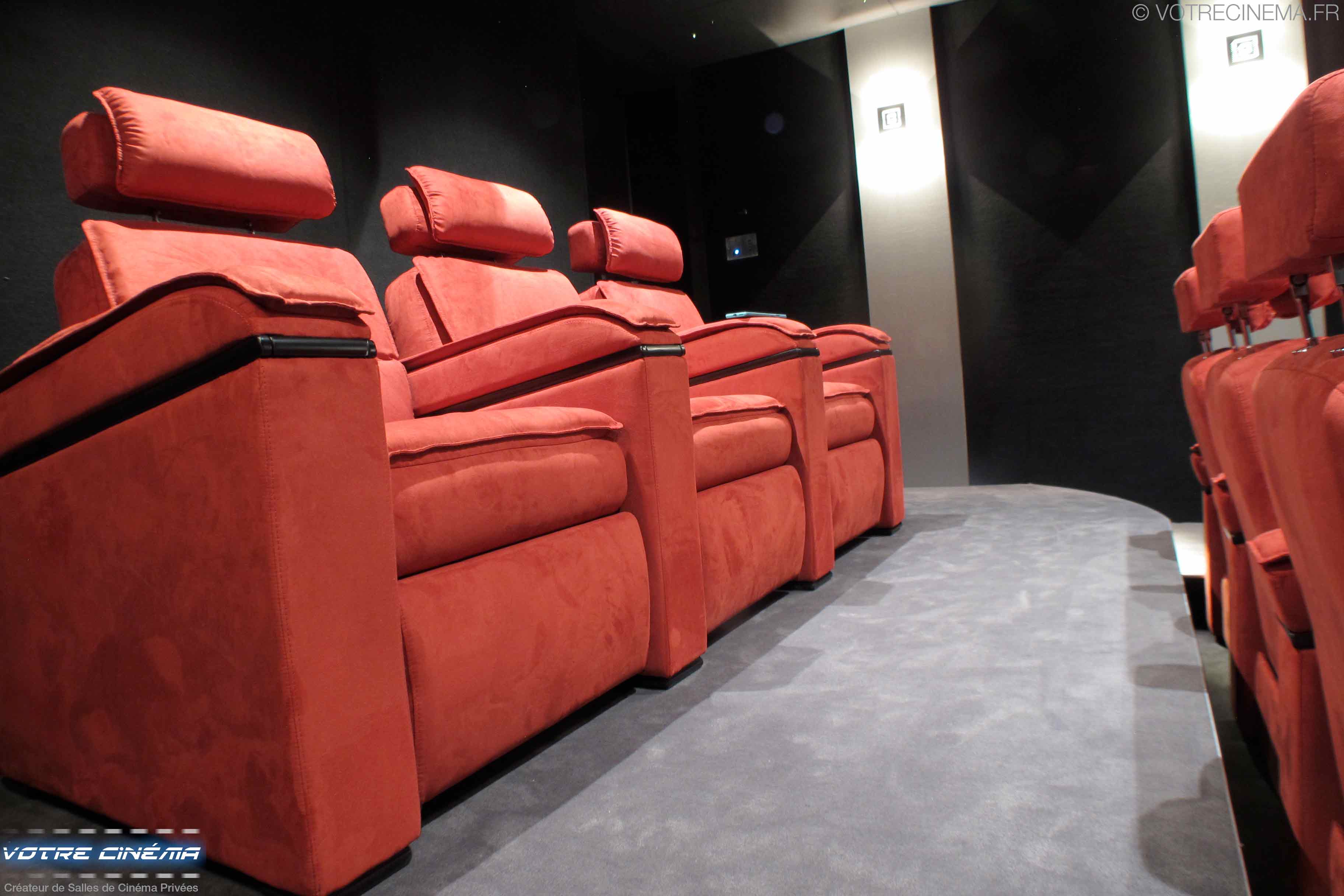 Création salle cinéma privée La Rochelle