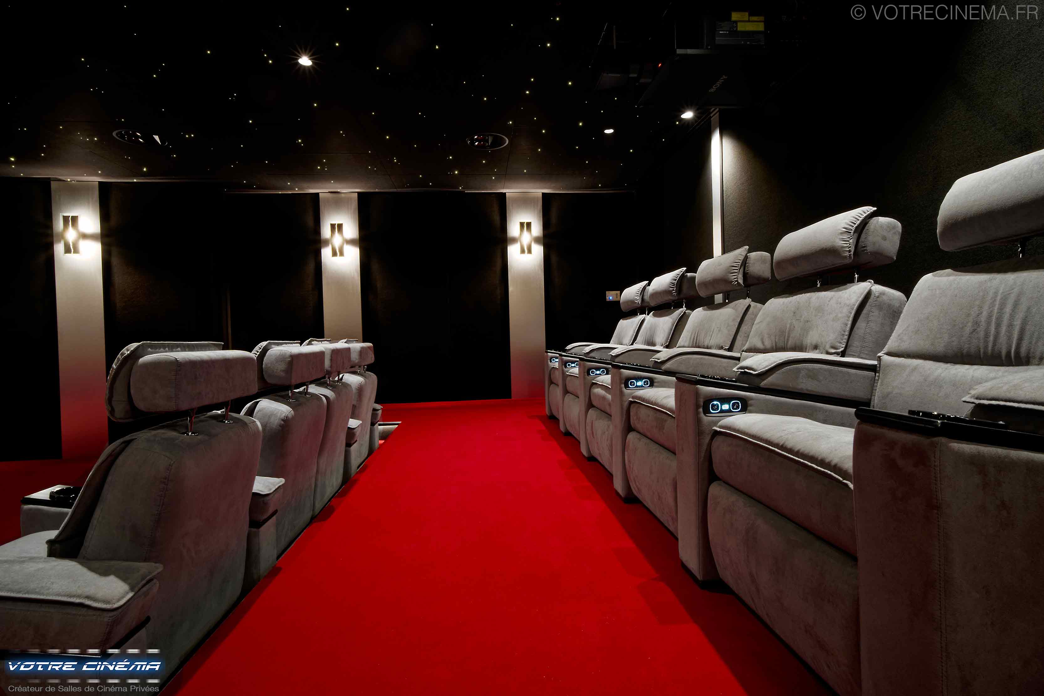 Aménagement salle home cinéma Luxembourg