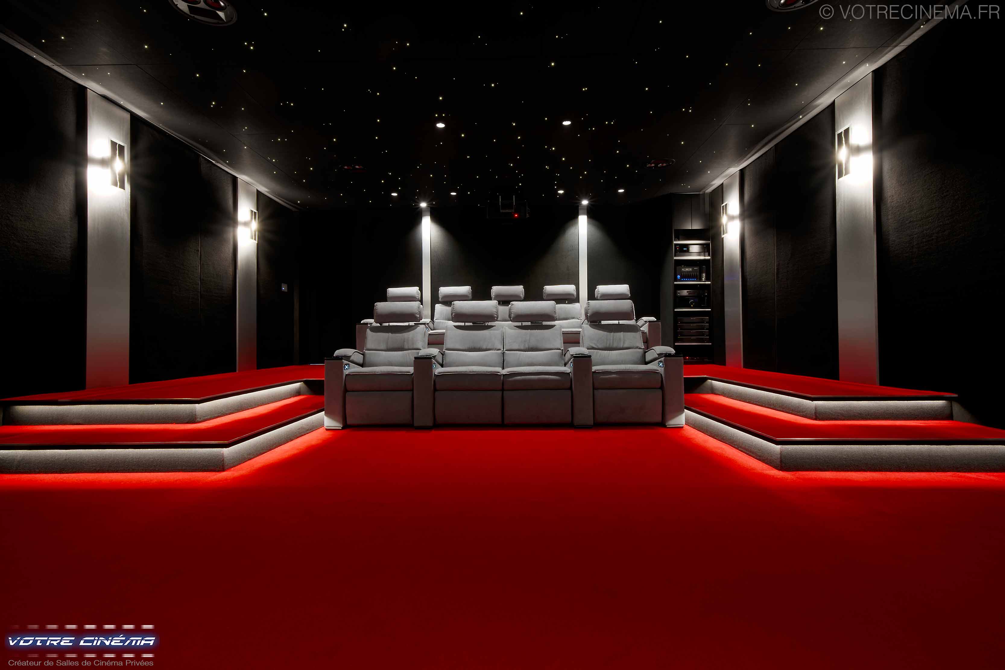 Aménagement salle cinéma Luxembourg