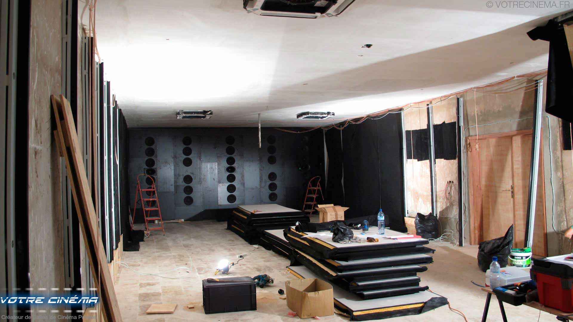 Travaux salle cinéma à domicile Maroc