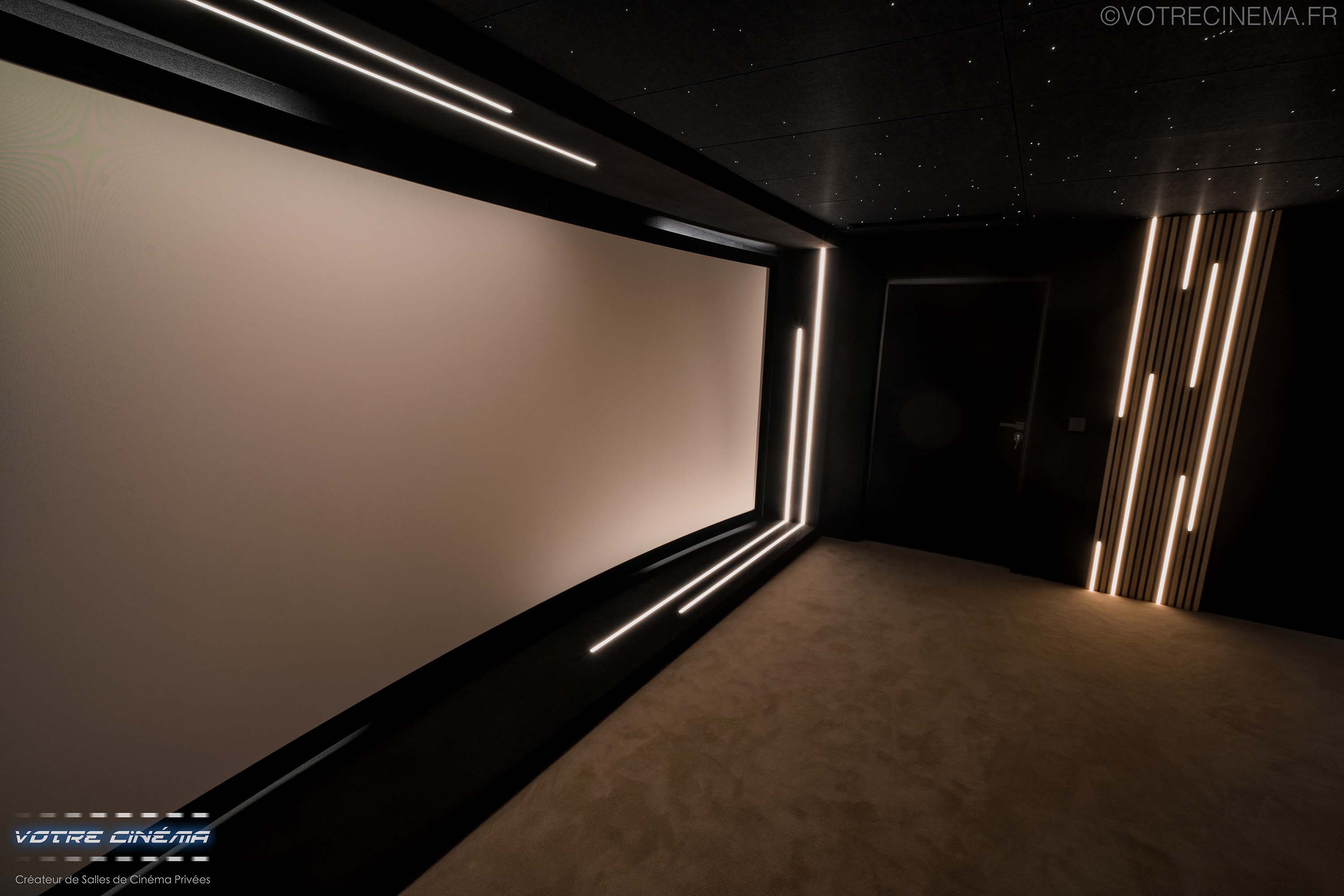 Home cinéma privé à Megève