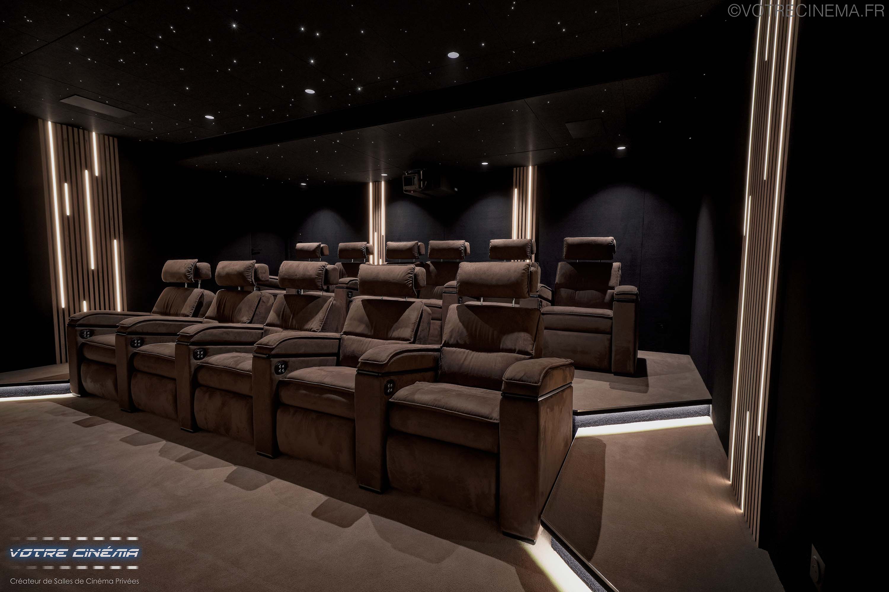 Création Home cinéma privé à Megève