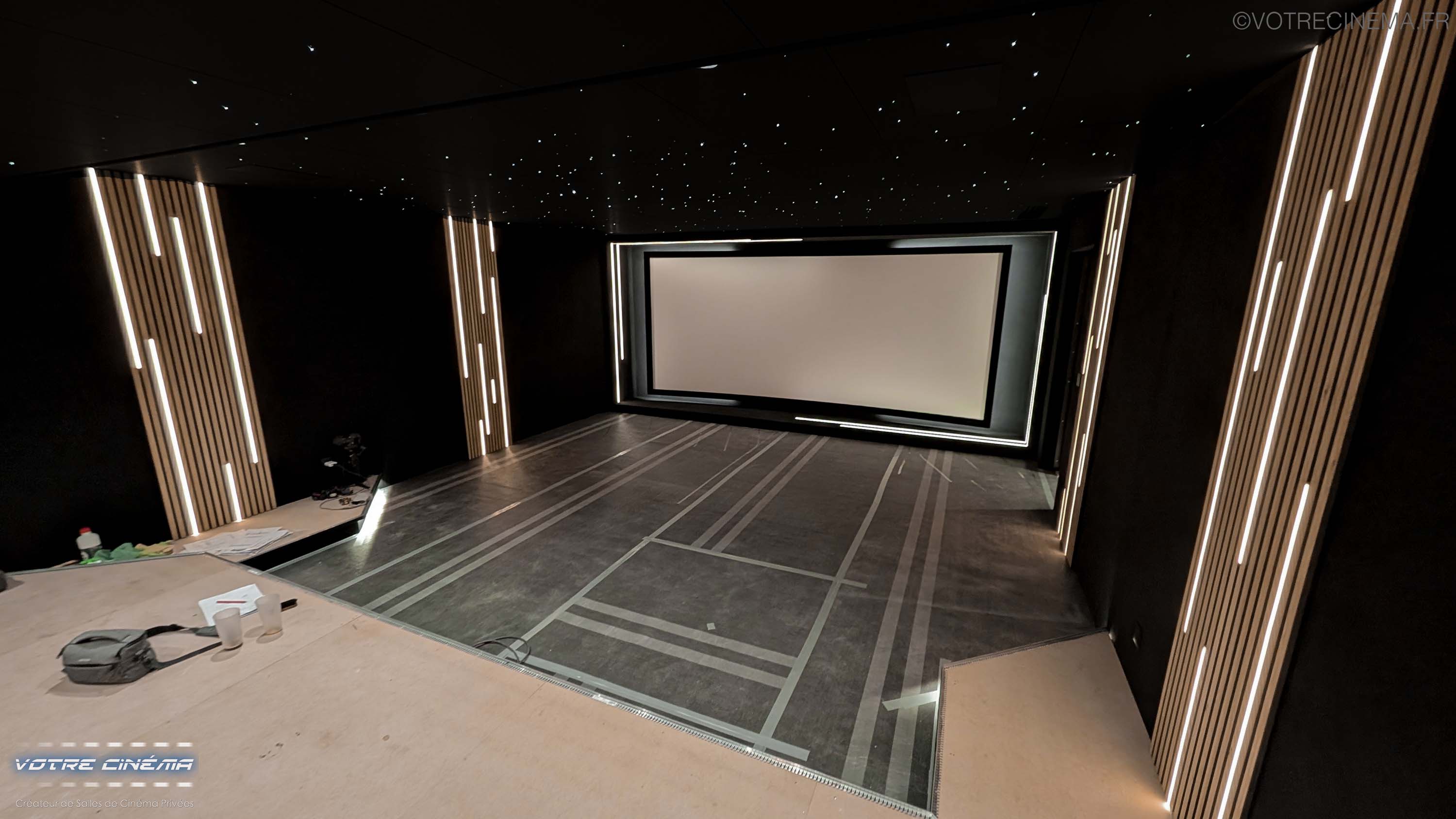 Conception salle cinéma à domicile