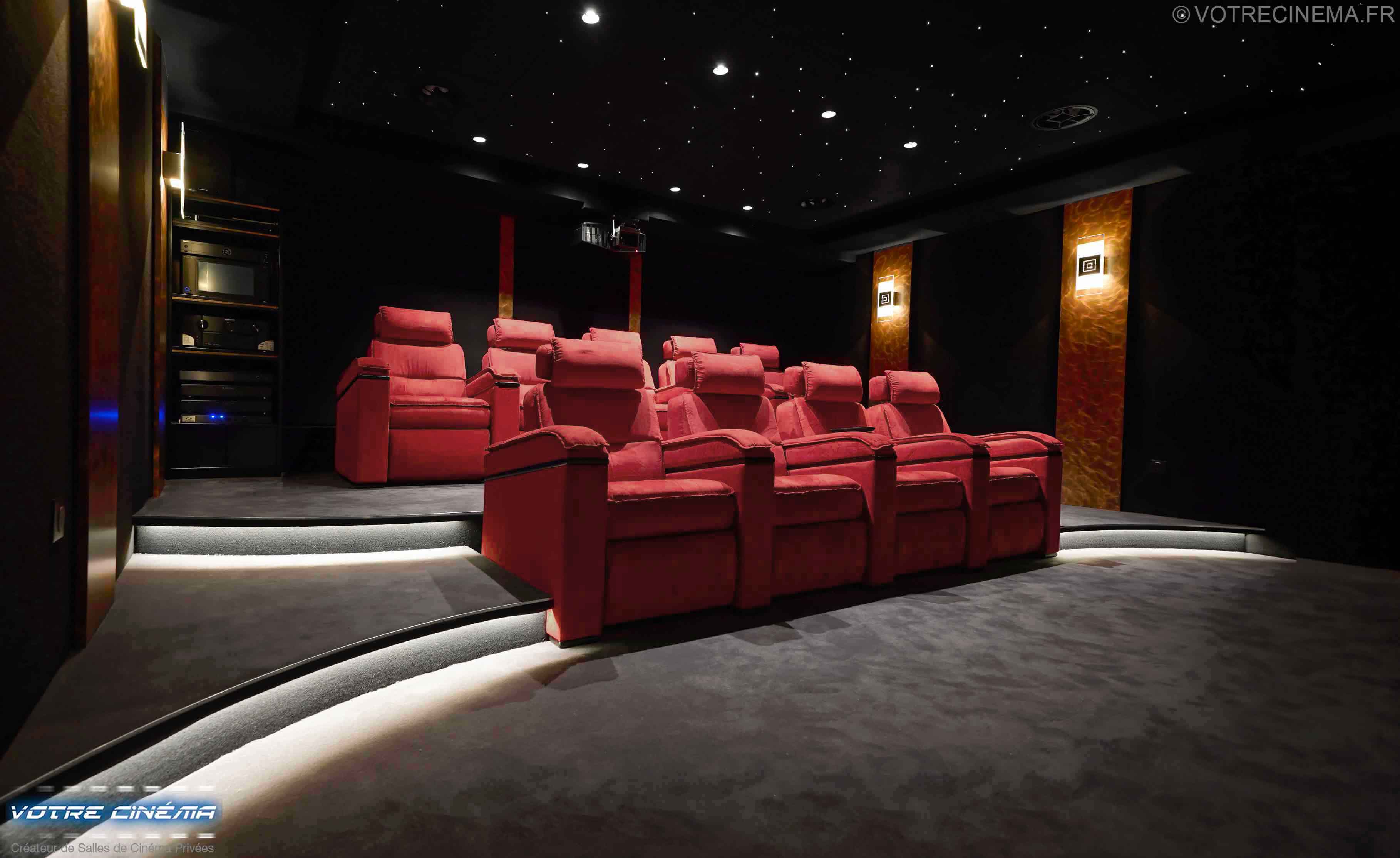 Création salle home cinéma Megève