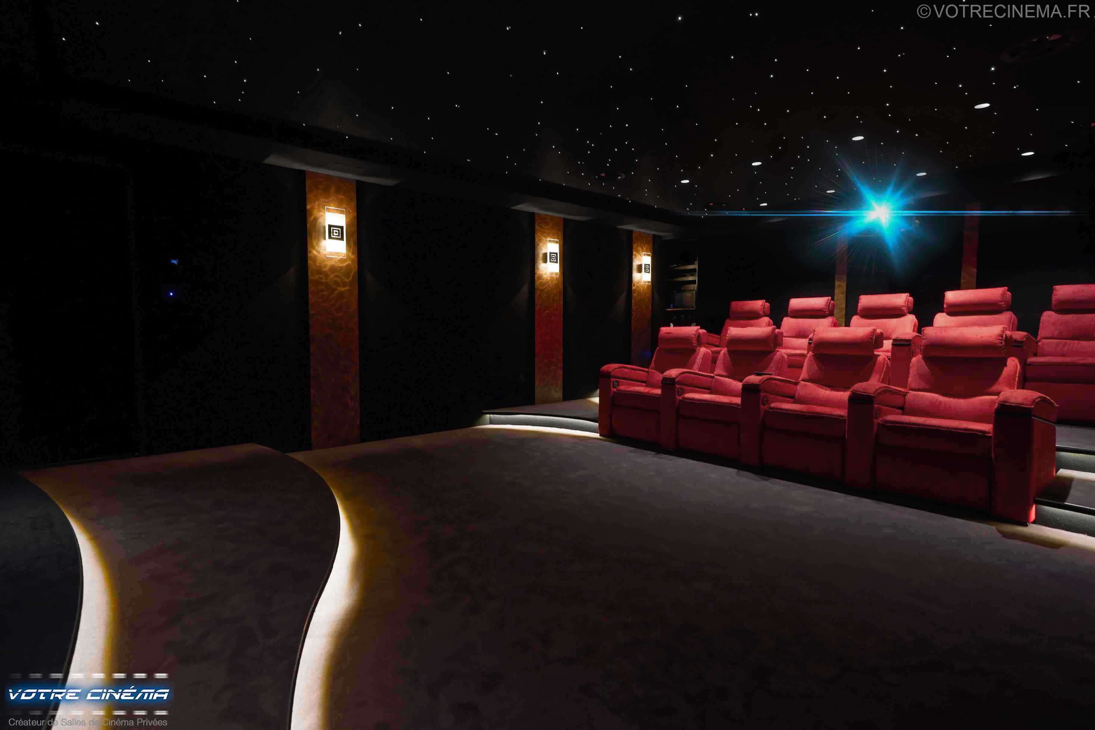 Créateur salle cinéma privé Megève