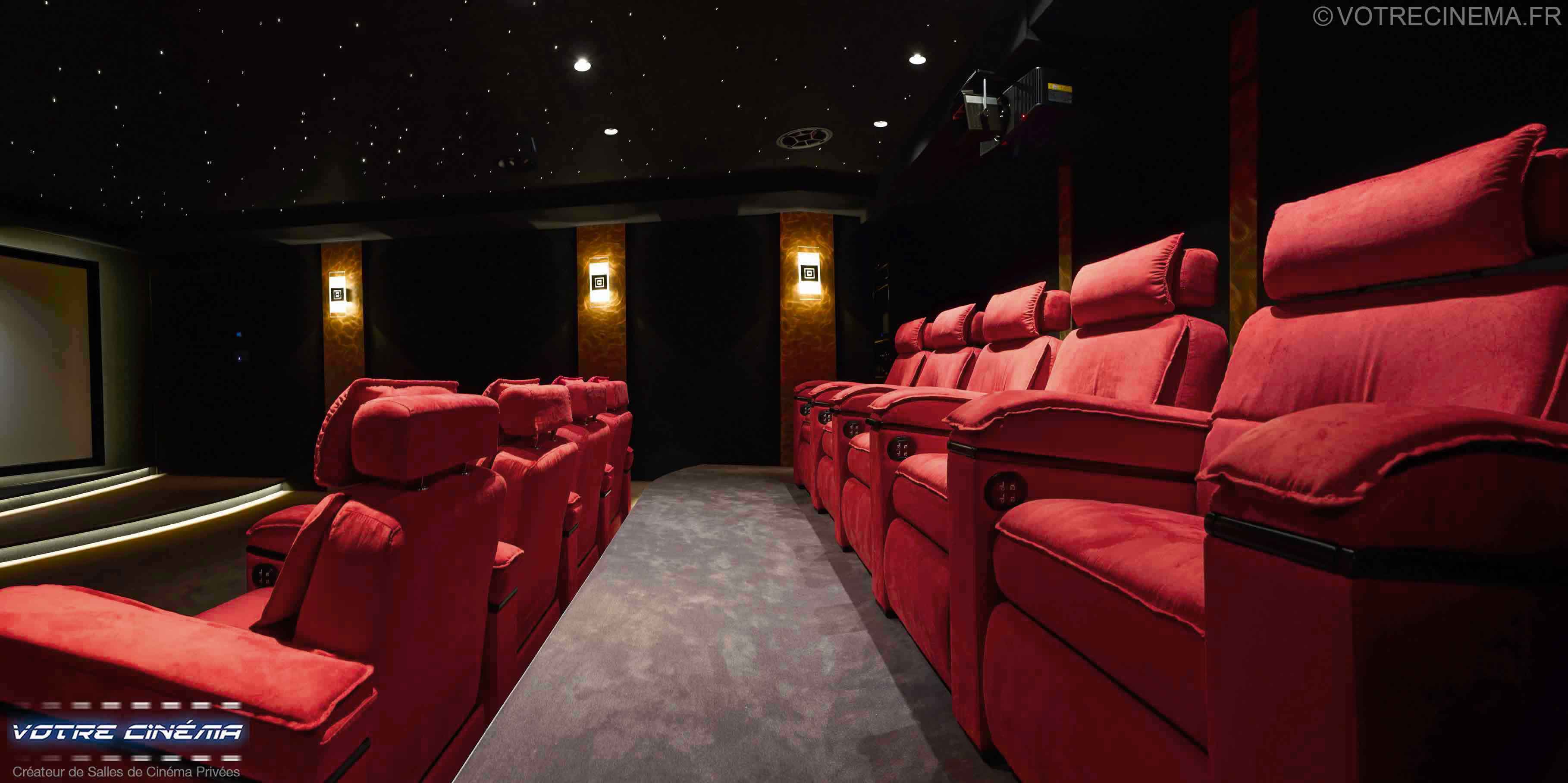 Réalisation salle cinéma Megève