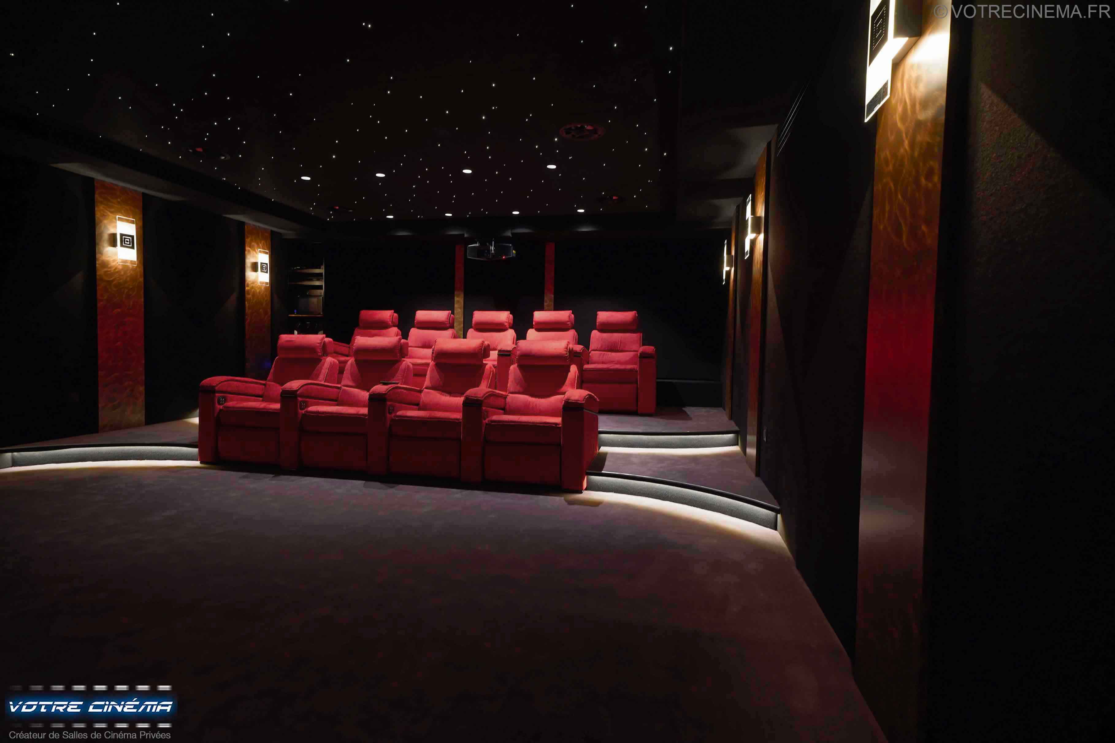 Aménagement salle cinéma Megève