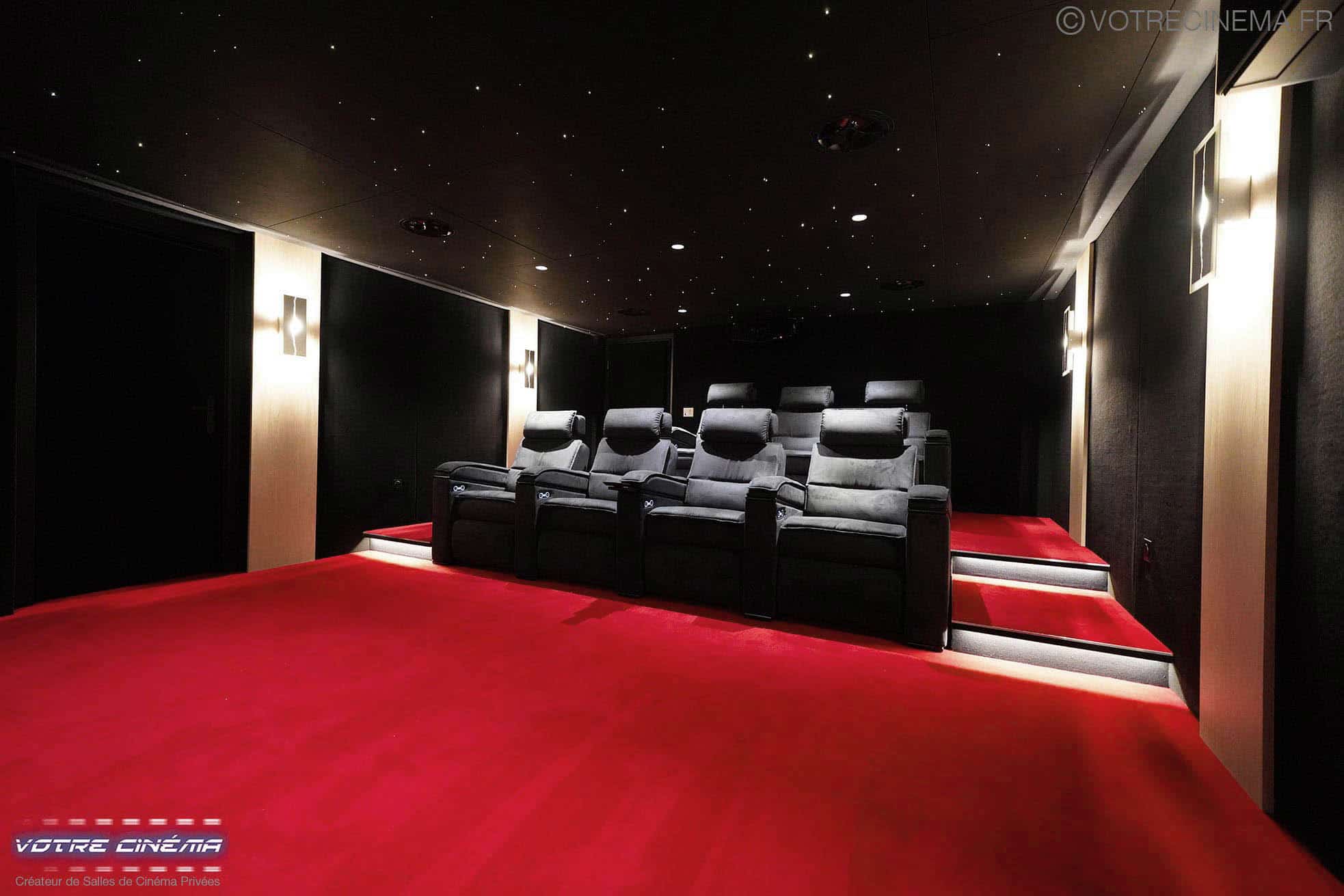 Aménagement salle cinéma privée à Mulhouse