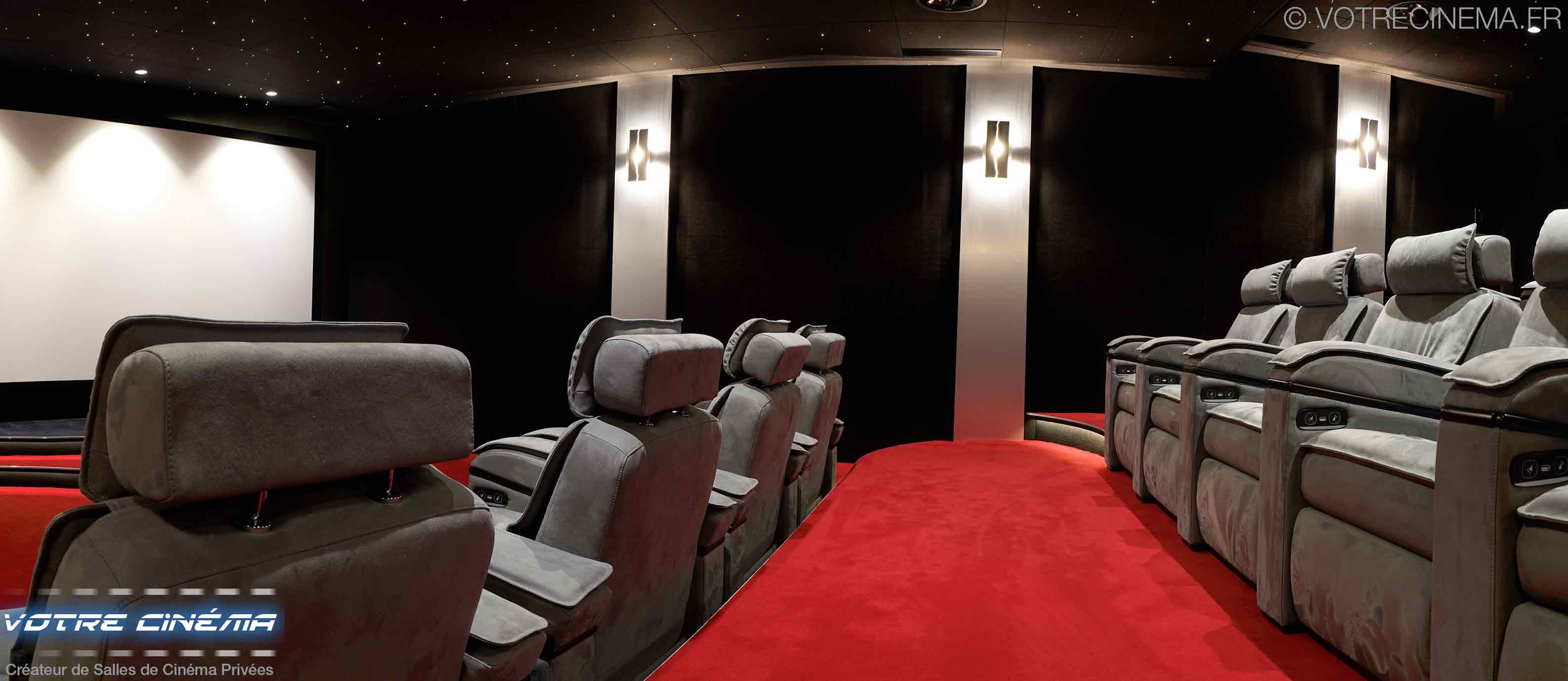 Réalisation Salle cinéma privé Paris