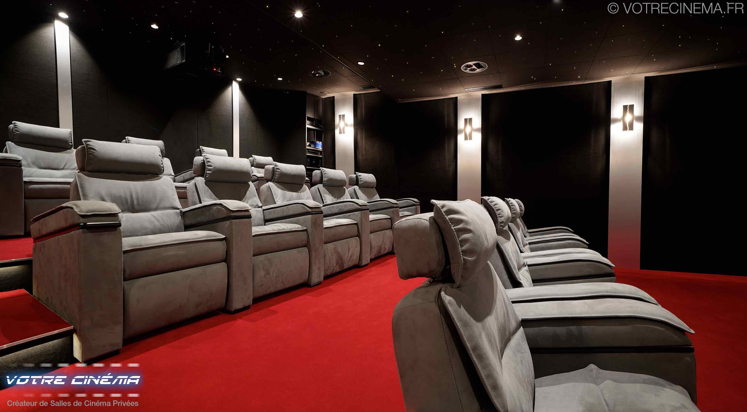 Aménagement salle cinéma privé paris