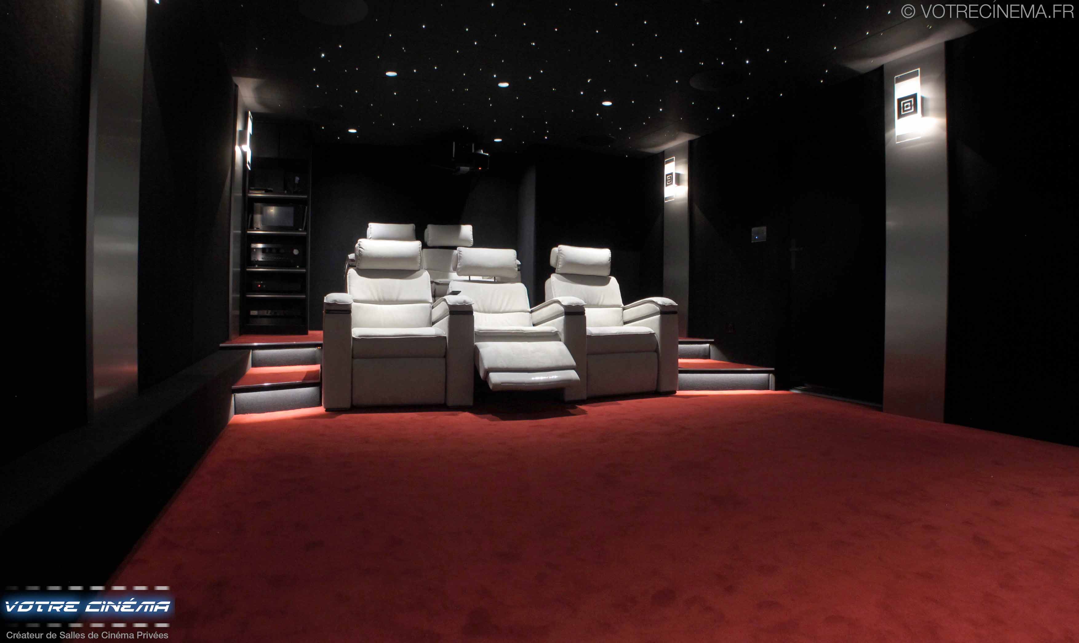 réalisation salle cinéma privée Paris