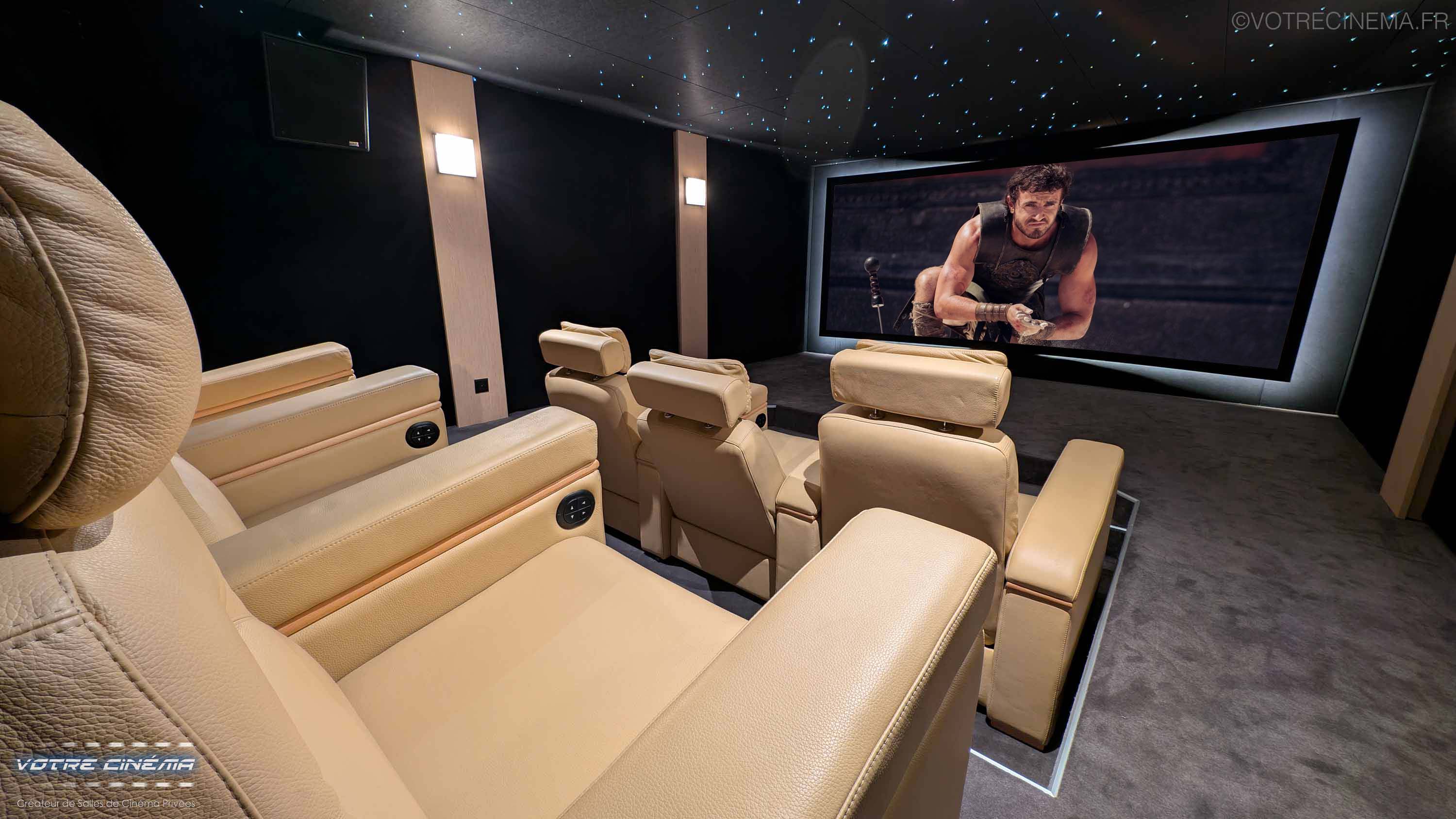 Salle de cinéma privée en Suisse