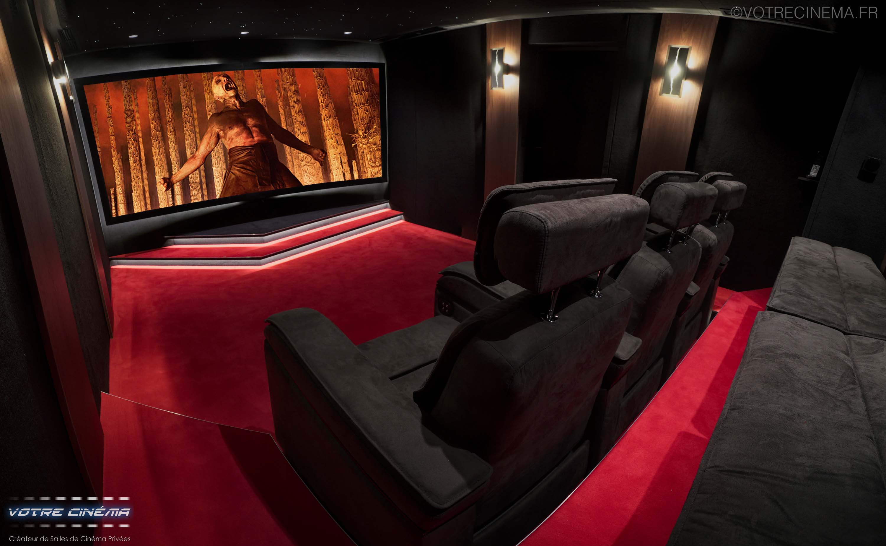 Construction un home cinéma à domicile